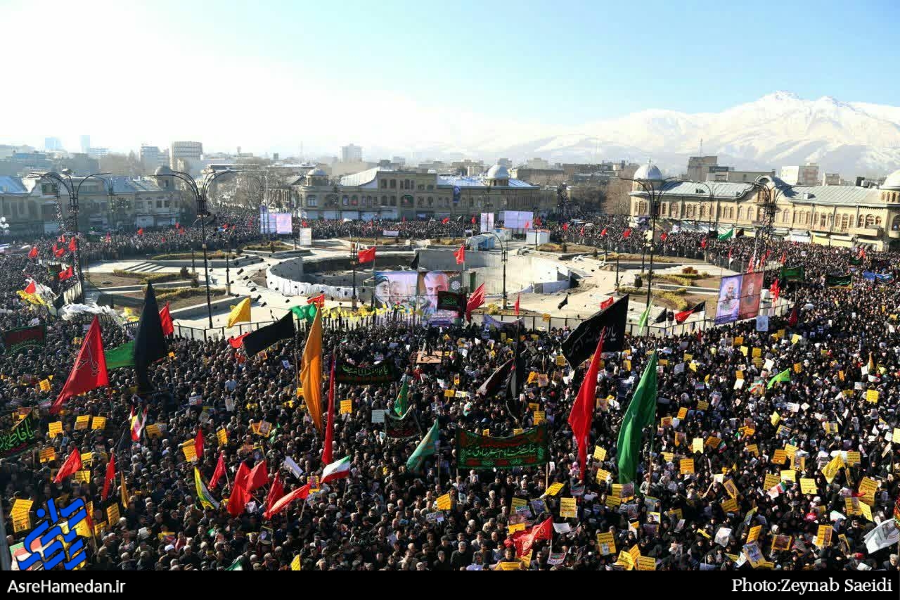 خروش دارالجهاد همدان در پی شهادت سردار سلیمانی