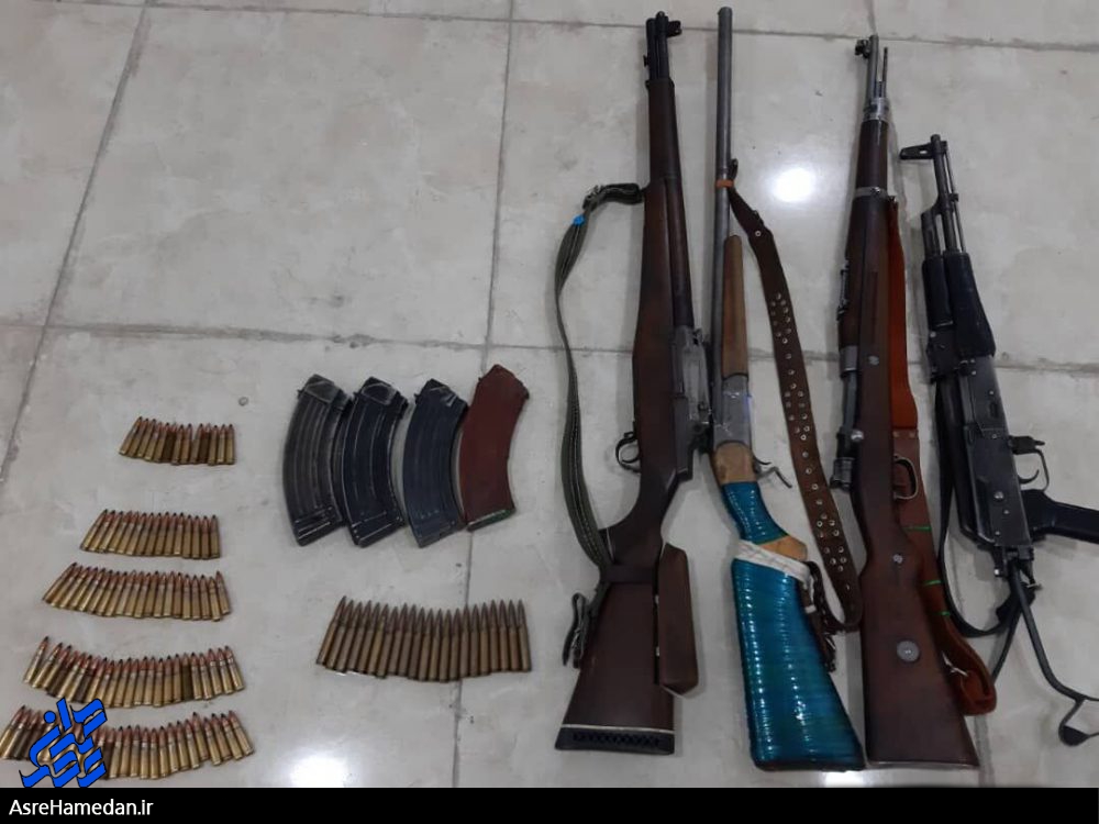 باند تهیه و توزیع سلاح در نهاوند منهدم شد