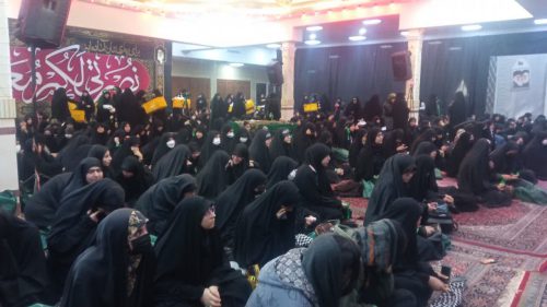 اجتماع بزرگ دختران حاج قاسم امامزاده عبدالله همدان