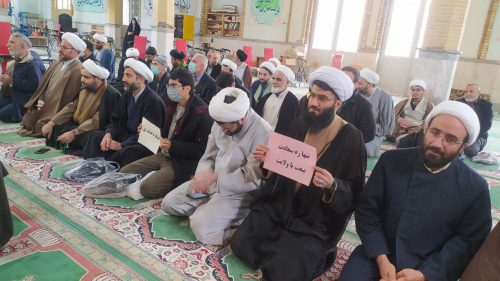 تجمع طلاب و روحانیون ملایر در حمایت از ولایت و مرجعیت+ تصاویر