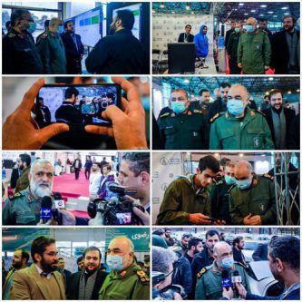 بازدید فرمانده کل سپاه پاسداران انقلاب اسلامی از چهارمین رویداد تولید محتوای دیجیتال بسیج