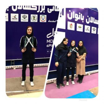 درخشش بانوی ورزشکار نهاوندی در مسابقات وزنه برادری قهرمانی کشور