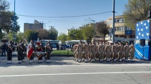 رژه روز ارتش در همدان