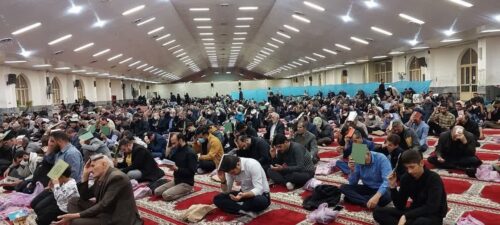 تصاویری از احیای شب نوزدهم رمضان در مصلی نهاوند