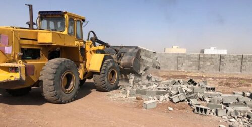 تخریب سازه‌های غیرمجاز در ۲٫۵ هکتار از اراضی کشاورزی ملایر