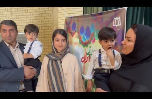 فیلمی از بانوی نهاوندی در تشویق فرزند‌آوری