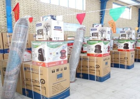 اهداء ۳۲۰ سری جهیزیه به زوج های نیازمند تحت حمایت استان همدان