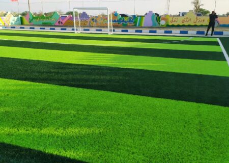 احداث دو زمین چمن فوتبال در دو مدرسه تنها در انتظار زیرسازی!