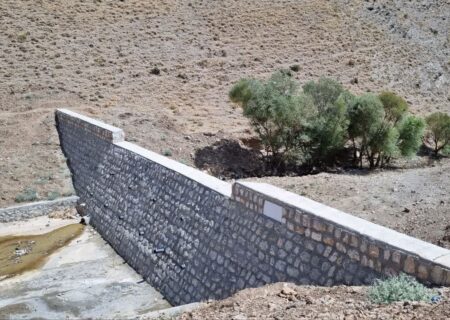 افتتاح دو طرح عمرانی و آبخیزداری در نهاوند