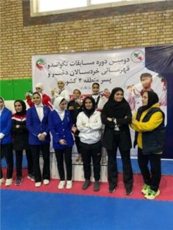خردسالان دختر تکواندو استان همدان خوش درخشیدند