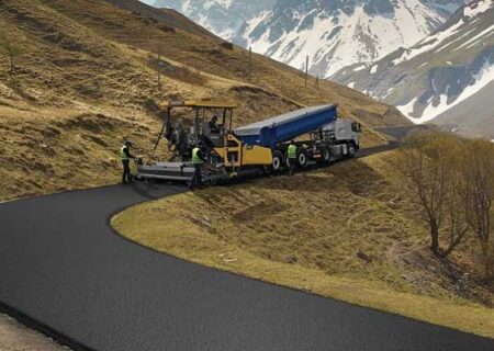 آسفالت آخرین جاده خاکی در نهاوند