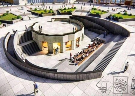 نصب المان‌های ارزشی در میدان امام(ره)