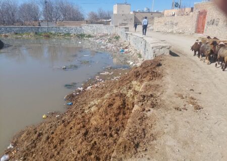 رودخانه گاماسیاب در معرض پسماندها