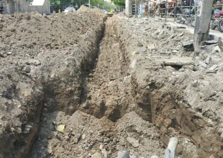 کشف آثار تاریخی، پیاده‌راه سازی را متوقف کرد