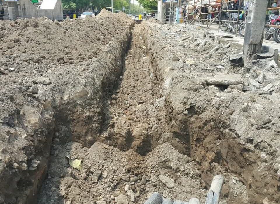 کشف آثار تاریخی، پیاده‌راه سازی را متوقف کرد