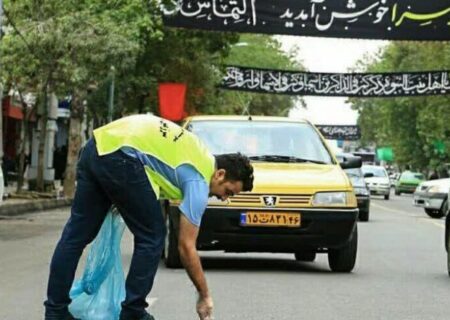 اجرای پویش نذر نظافت در ملایر