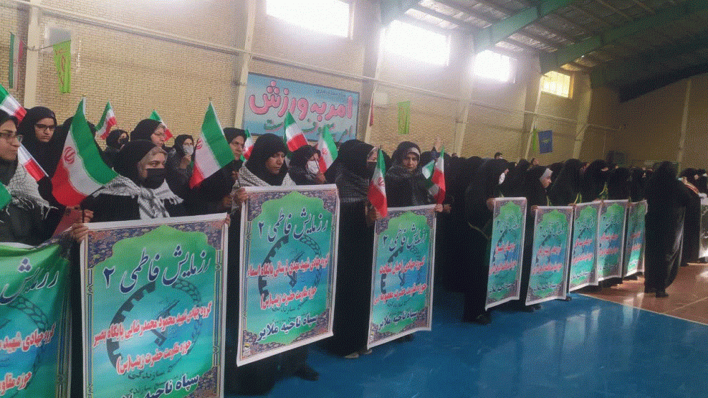 آغاز زمایش جهادگران فاطمی ۲ در ملایر/تصاویر