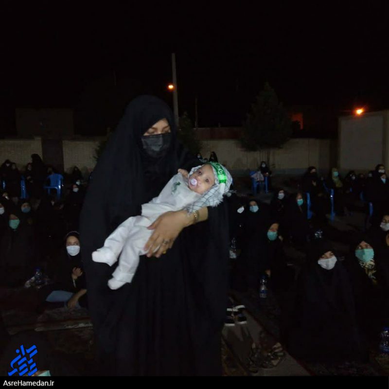 مراسم شیرخوارگان حسینی در شهرستان بهار برگزار شد