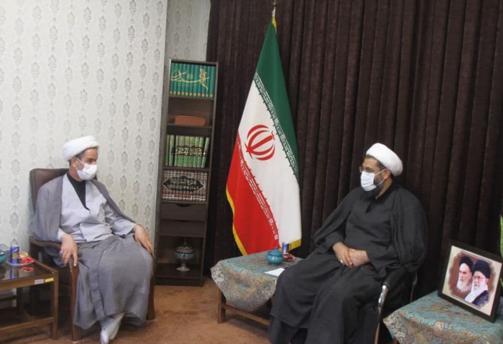 دیدار رئیس مجمع نمایندگان استان همدان در مجلس شورای اسلامی با نماینده ولی فقیه و امام جمعه همدان