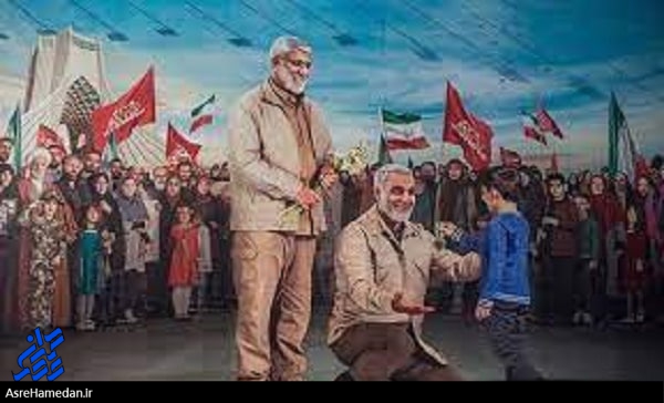 درس سردار دل ها به یک روحانی/ولایتمداری و جامع نگری ویژگی بارز سردار سلیمانی