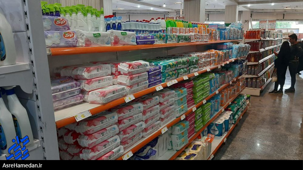 تصاویری از وضعیت کالاهای اساسی در فروشگاه های نهاوند+تصاویر