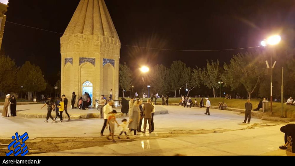 فک پلاک در انتظارموتورسواران مزاحم اطراف آرامگاه حیقوق نبی(ع)