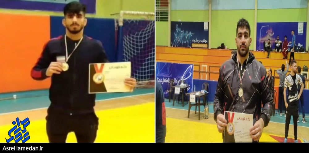 کسب دو مدال طلای مسابقات قهرمانی کشور توسط کشتی گیران ناشنوای نهاوند