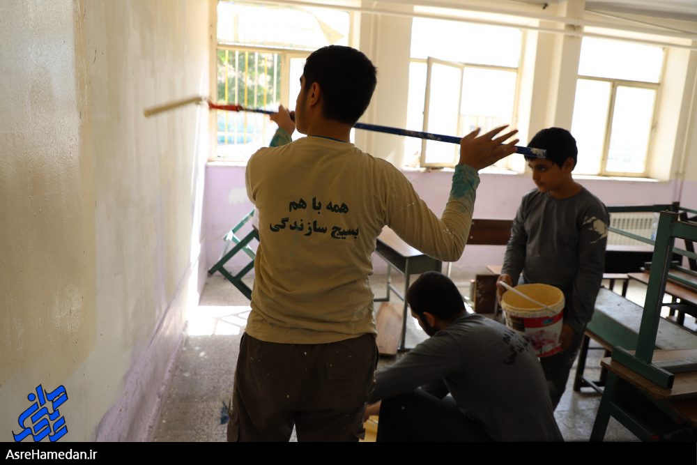 آیین افتتاحیه فعالیت گروه های جهادی در همدان