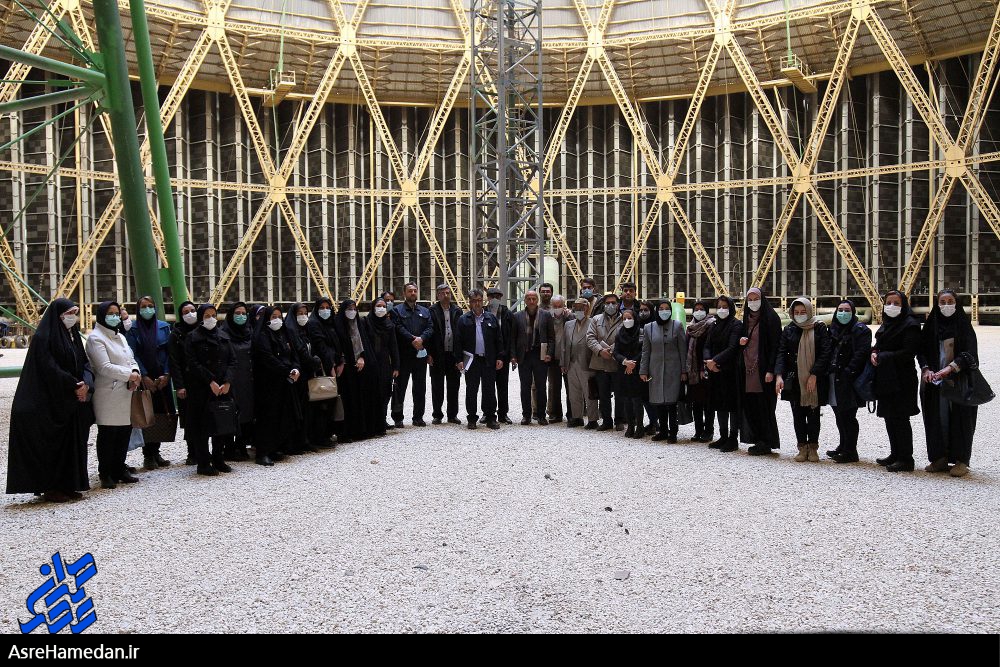 بازدید اصحاب رسانه همدان از نیروگاه شهید مفتح همدان