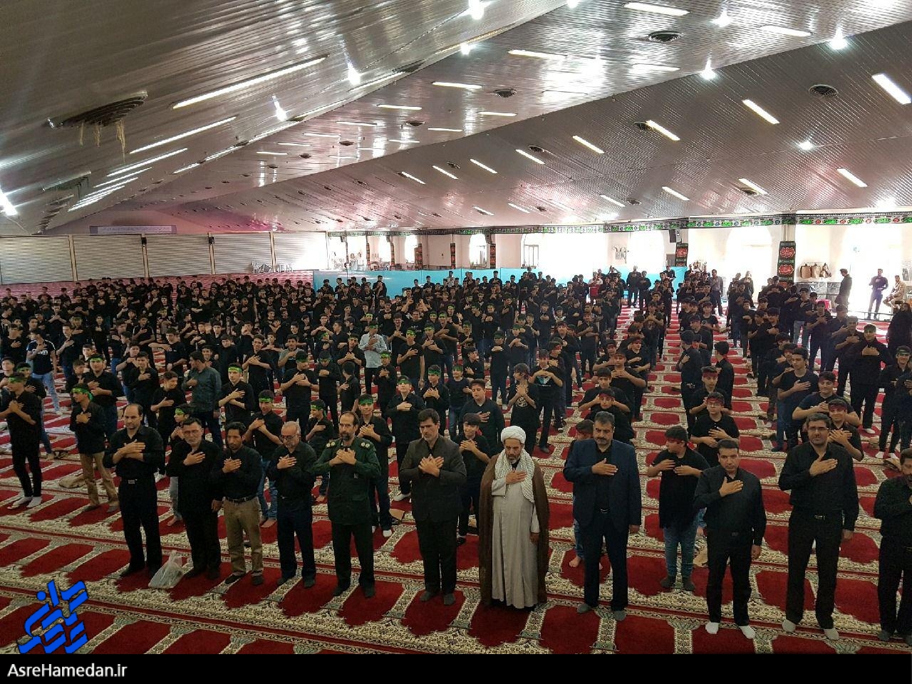 همنوا شدن دانش آموزان نهاوندی با شهید جوان کربلا