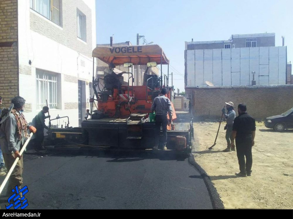 افزایش دو برابری حجم آسفالت‌ریزی در ملایر