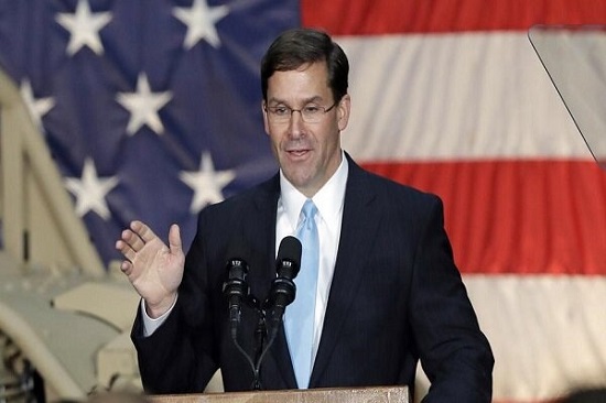 مارک اسپر وزیر دفاع آمریکا شد