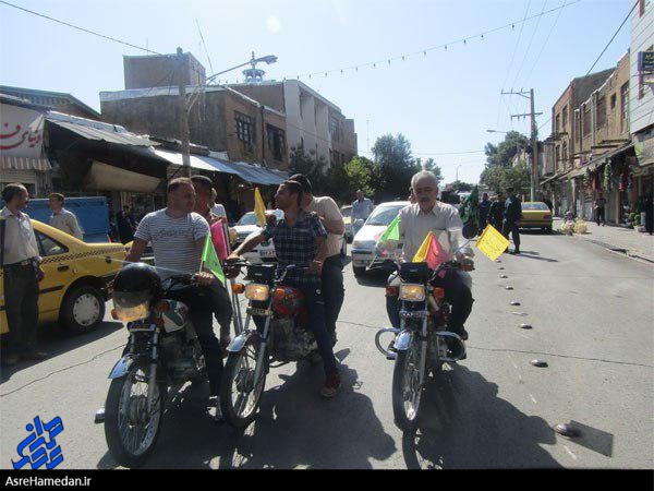 حرکت کاروان شادی در تویسرکان