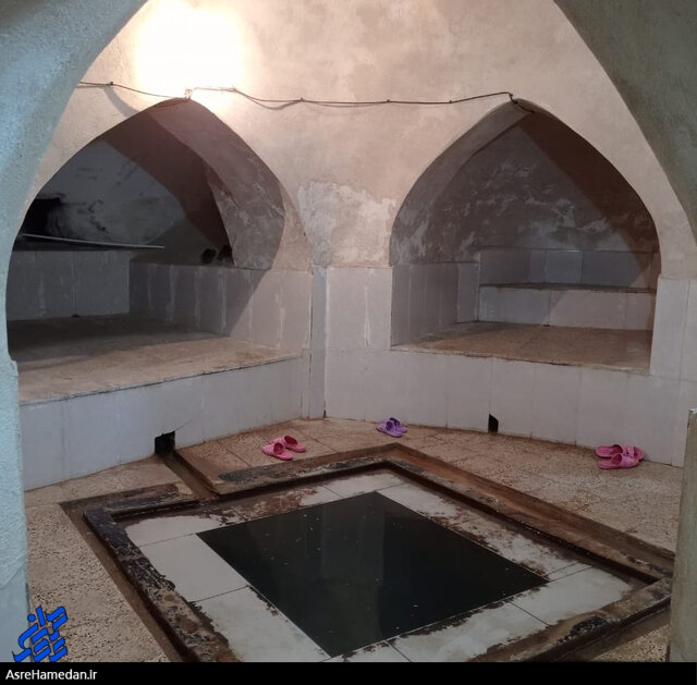 مرمت تنها حمام خزینه ای فعال ملایر