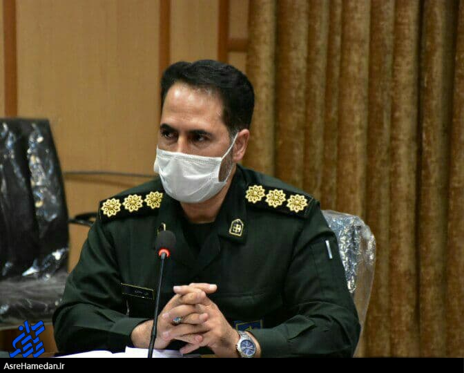 استفاده از تمامی ظرفیت های سپاه نهاوند برای مهار ویروس کرونا