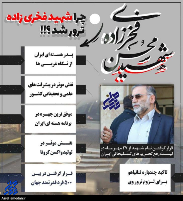 چرا شهید فخری زاده ترور شد؟!
