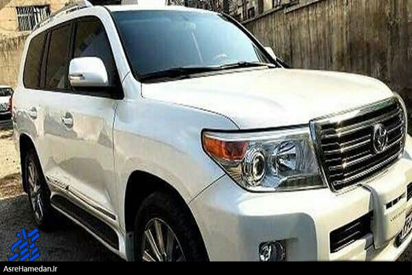 خودرو لنکروزی که پلاک آن دنا بود، توقیف و ضبط شد