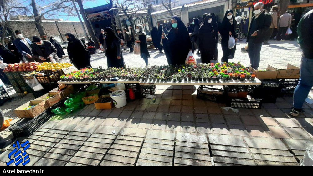 بازار عید نهاوند و نگرانی از اوج گیری مجدد کرونا