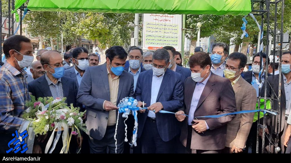 افتتاح چندین طرح عمرانی در نهاوند+ تصاویر