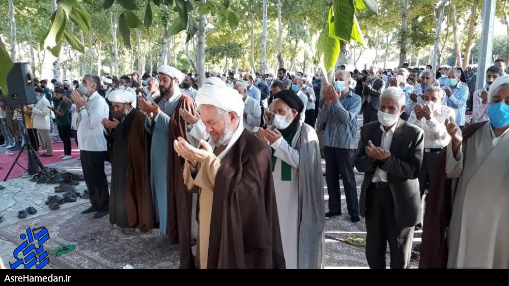 حاشیه نگاری از برگزاری نماز عید قربان در تویسرکان