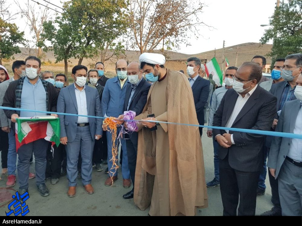 ۱۰ پروژه عمران روستایی در ملایر افتتاح شد