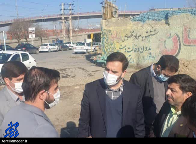 بهره‌برادری از پارکینگ و راه‌خروجی میدان‌بار قدیم همدان