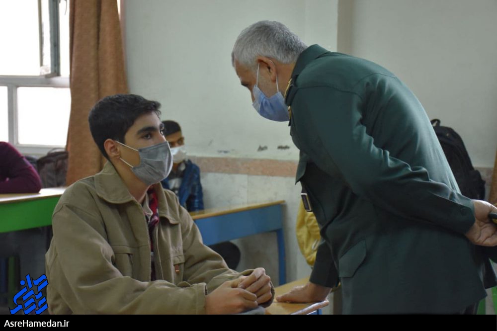 بازدید میدانی جانشین فرماندهی سپاه انصار الحسین(ع) و قرارگاه زیستی همدان از مدارس+ تصاویر