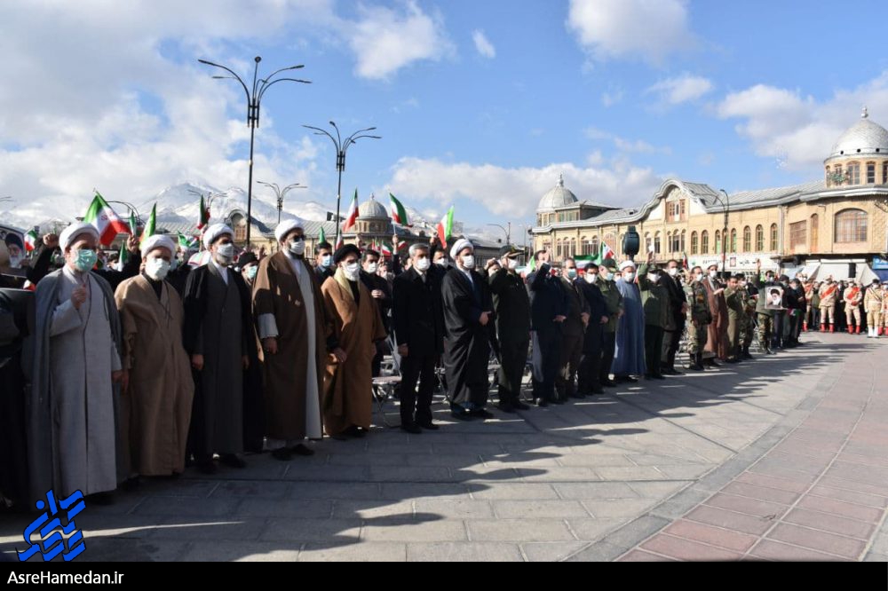 مراسم راهپیمایی روز بصیرت در استان همدان برگزار شد+ تصاویر