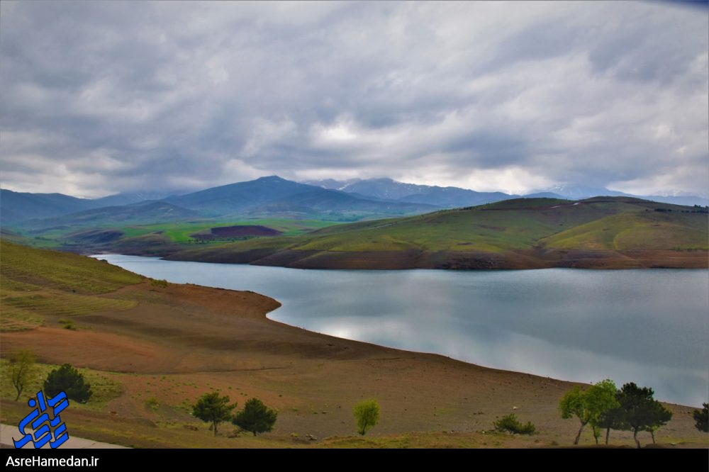 قاب های زیبایی از طبیعت بهاری سد اکباتان همدان