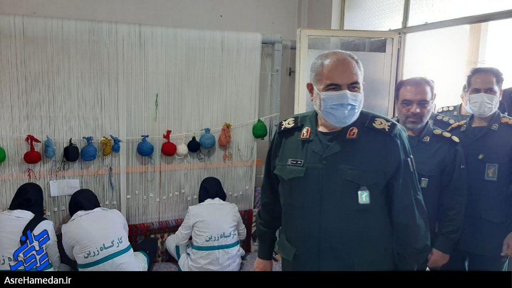 بازدید فرمانده سپاه استان همدان از طرح‌های بسیج سازندگی نهاوند+ تصاویر