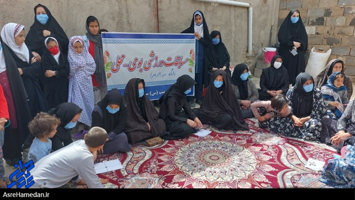 از ایجاد نشاط اجتماعی و امید با پخت غذای سنتی تا سرود “سلام فرمانده” در روستای گذرکجین اسدآباد+تصاویر