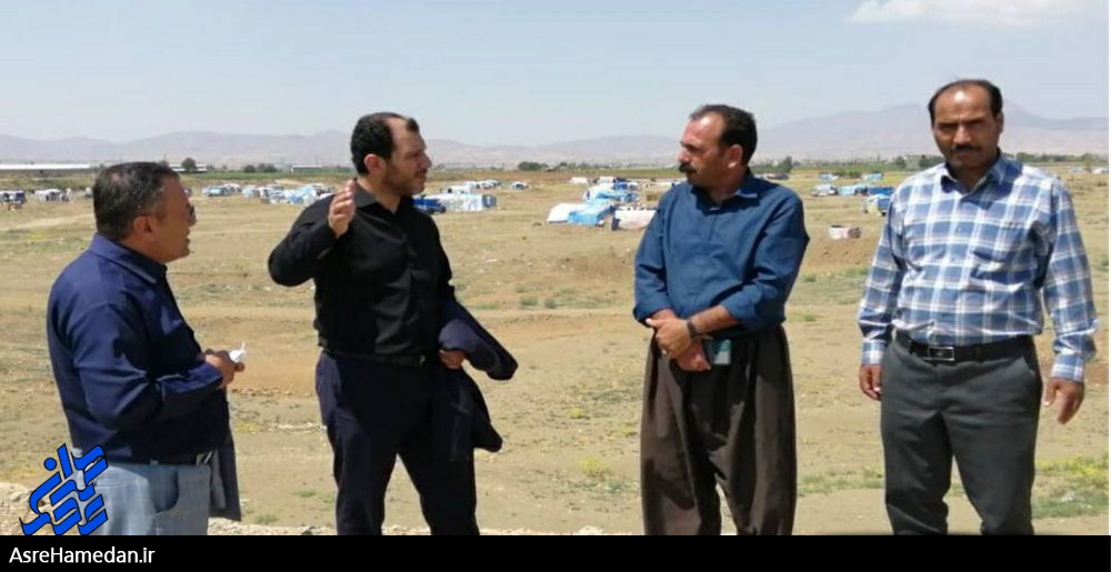 ضرب العجل فرماندار برای جابجایی کارگران فصلی ساکن در بستر رودخانه های شهرستان بهار