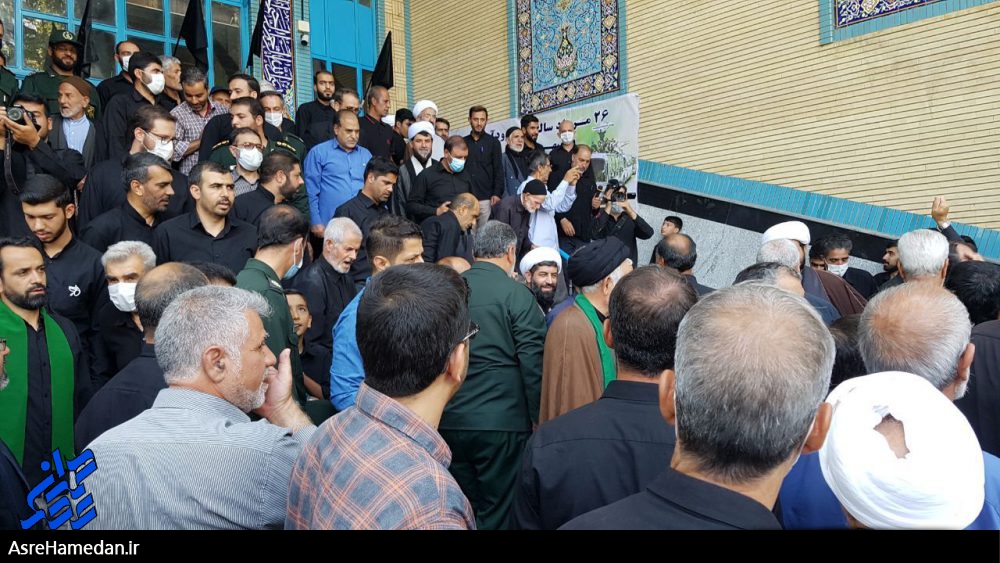 تجمع اعتراضی تویسرکانی ها  در هتک حرمت  میرفتنه به به شهید همدانی