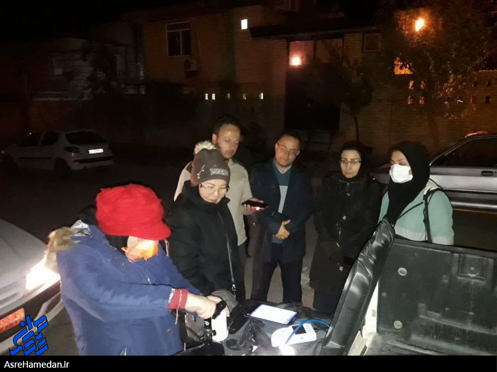 پایش آلودگی هوای شهرستان بهار با حضور تیم کارشناسی محیط زیست کشور